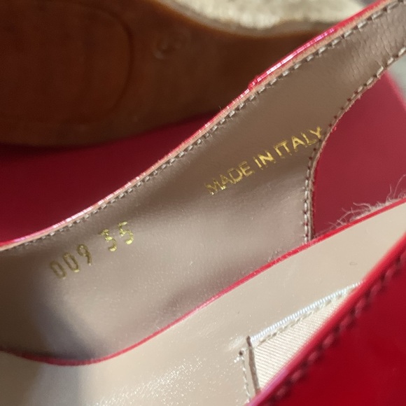 VALENTINO GARAVANI red patent wedge - Picture 6 of 7